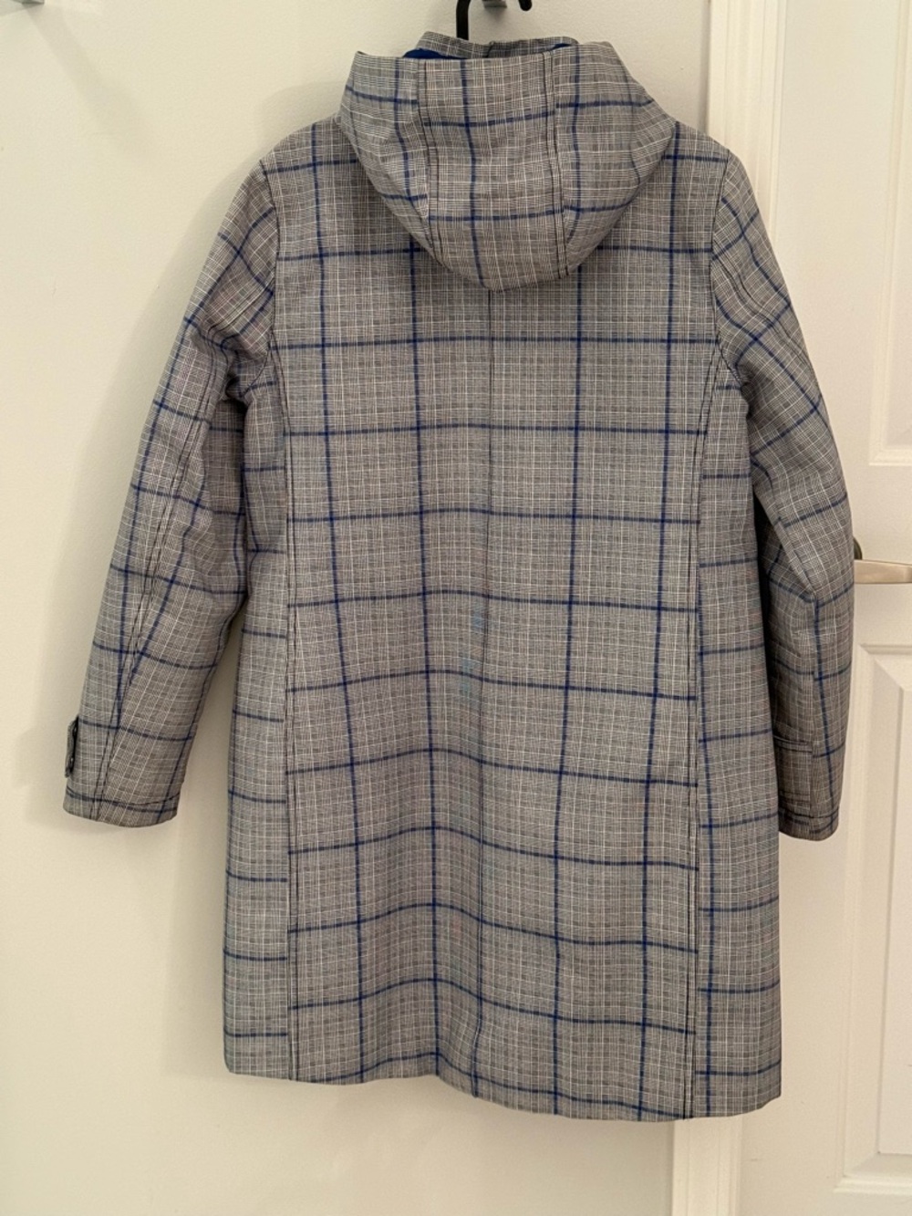 Boden Navy and White Plaid Jacket - Picture 7 of 7